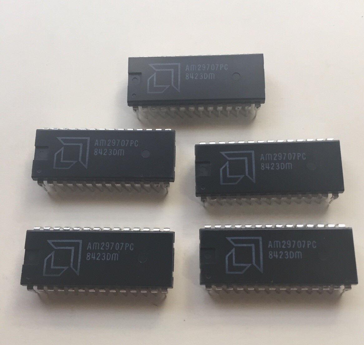 Lot of 5 Advanced Micro Devices AM29707PC Integrates Circuits 28 Tps