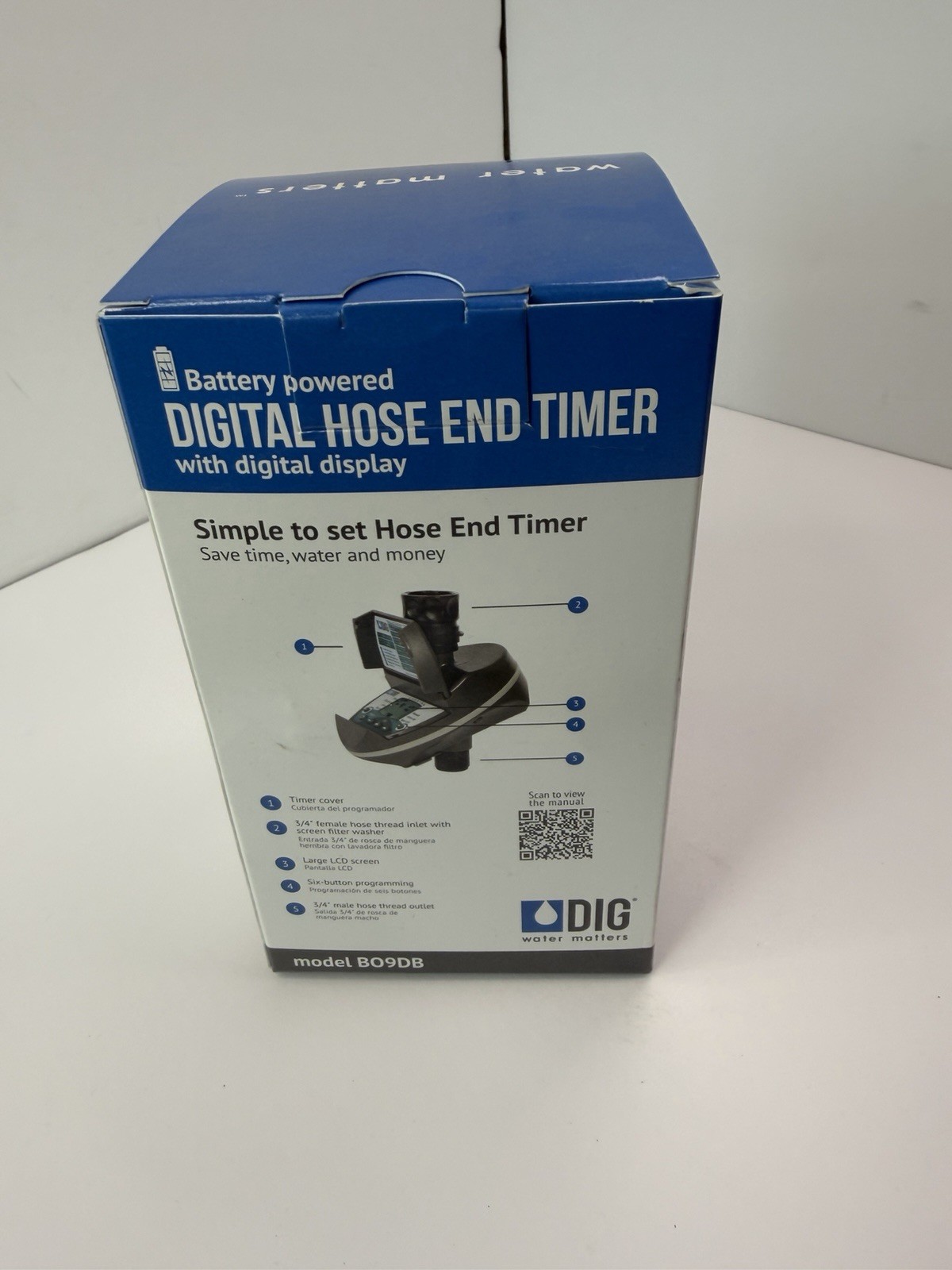 Digital Hose End Fully Automatic Watering Timer Model B09DB #2