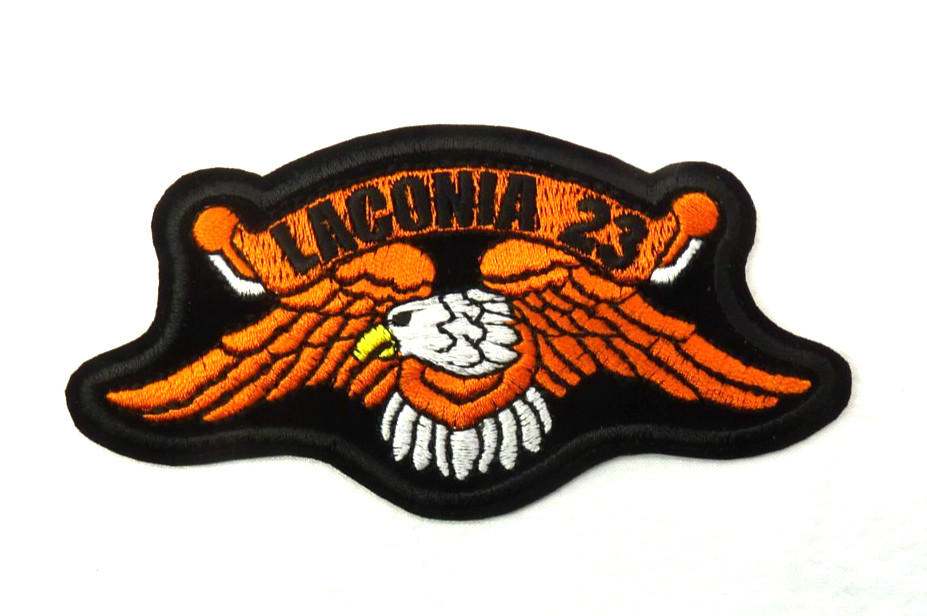 Laconia 23 Eagle Orange, White Small Patch.