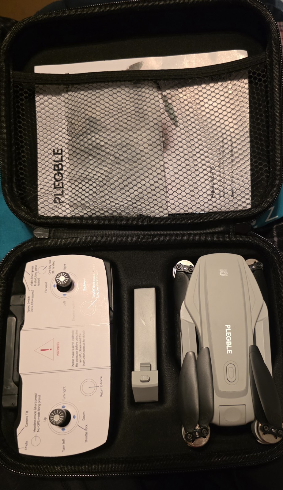 NEW PLEGBLE PL-715 Foldable GPS 4K HD Camera Drone, 5G Transmission,  249g