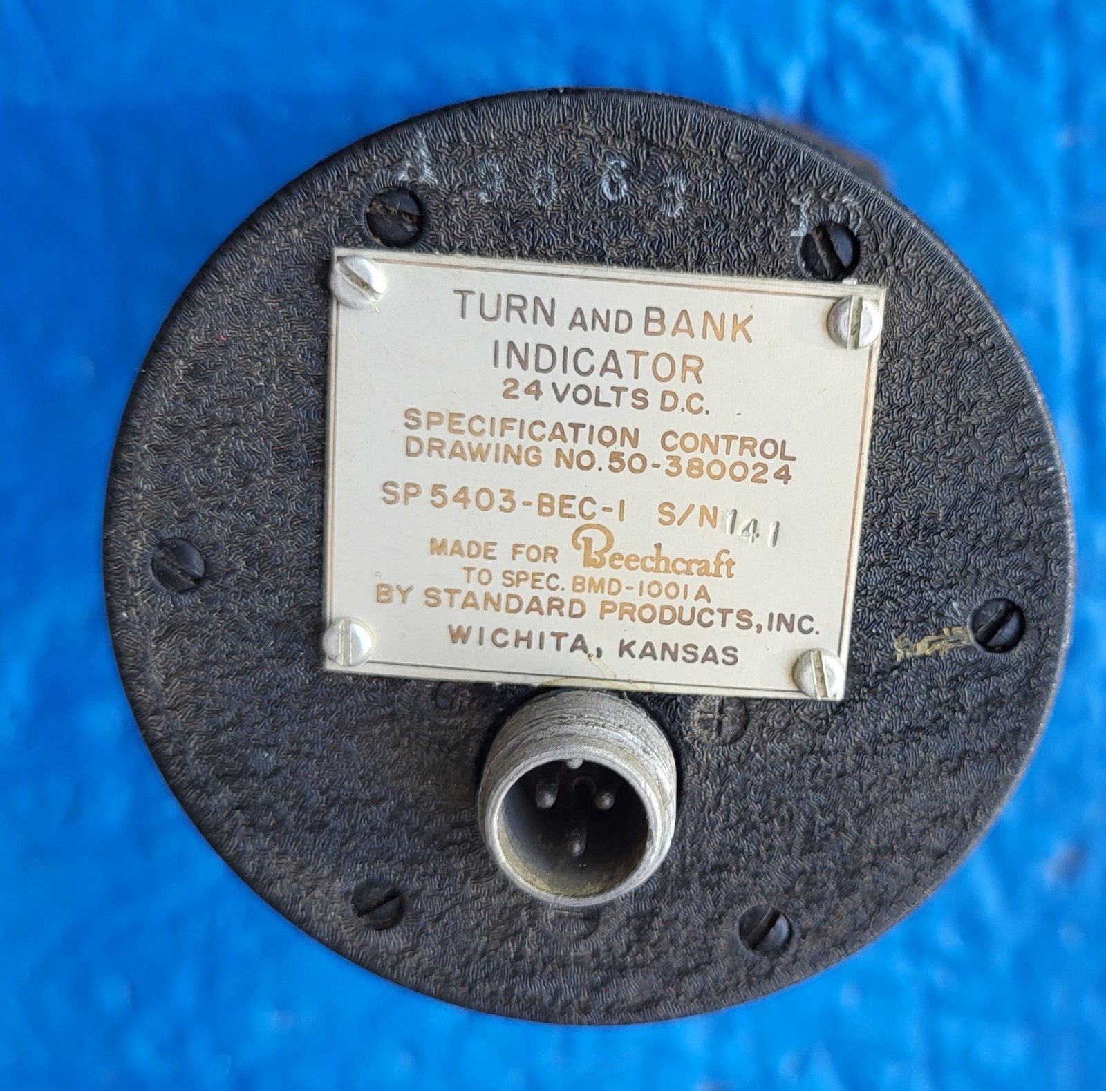 BEECHCRAFT TURN & BANK INDICATOR 1962