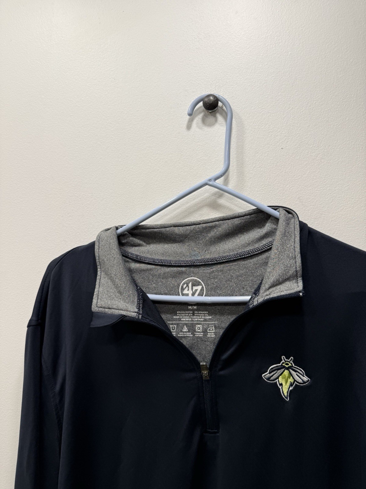Columbia Fireflies Minor League S.C ‘47 Brand Long Sleeve Quarter Zip Shirt Sz M