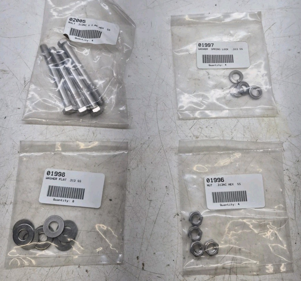 Demco Lil' Thumper Piston Pump Hardware Set Part #s 01998 01997 01996 02005