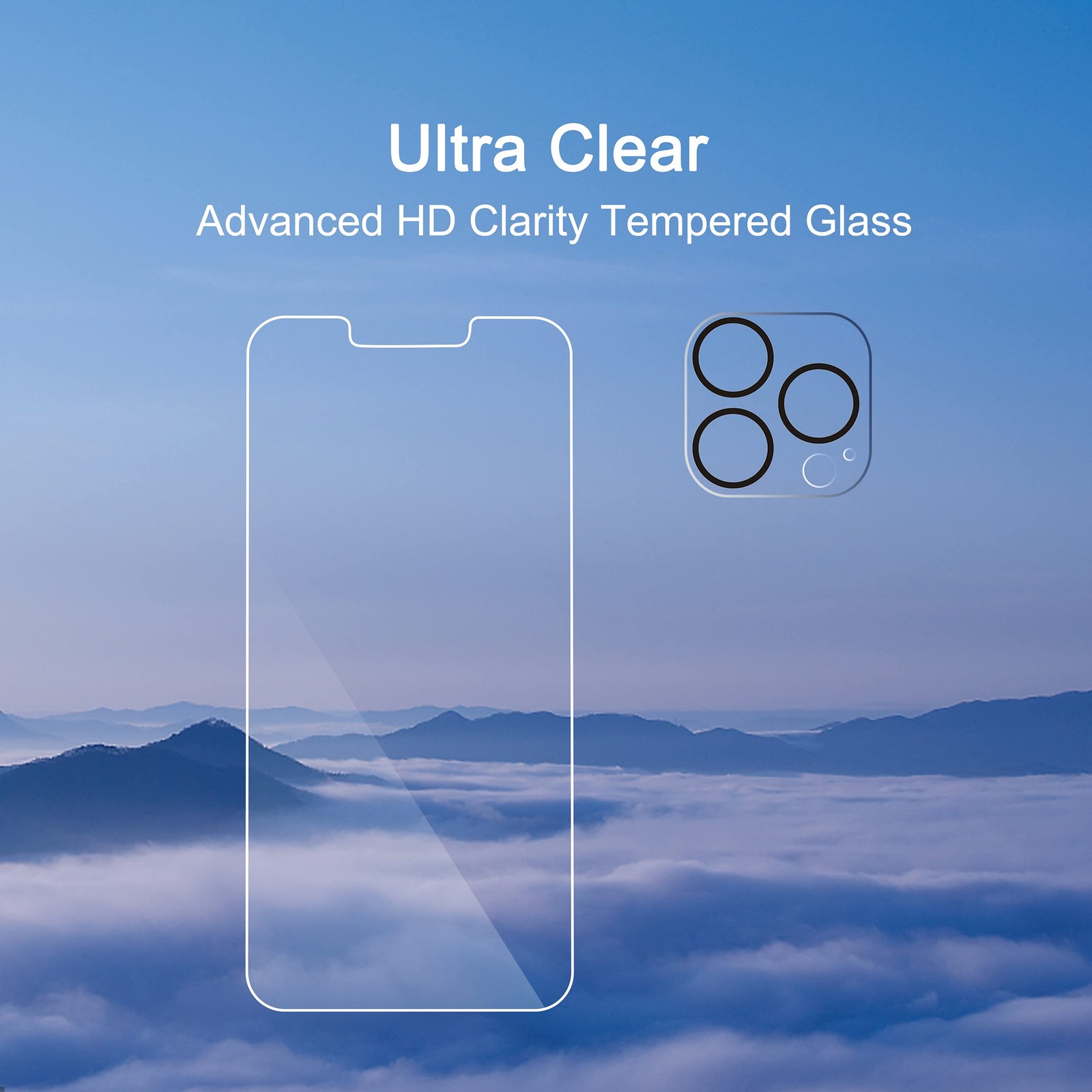 Ailun 2Pack Screen Protector for iPhone 13 Pro [6.1 inch] Display 2021 + 2 Pack
