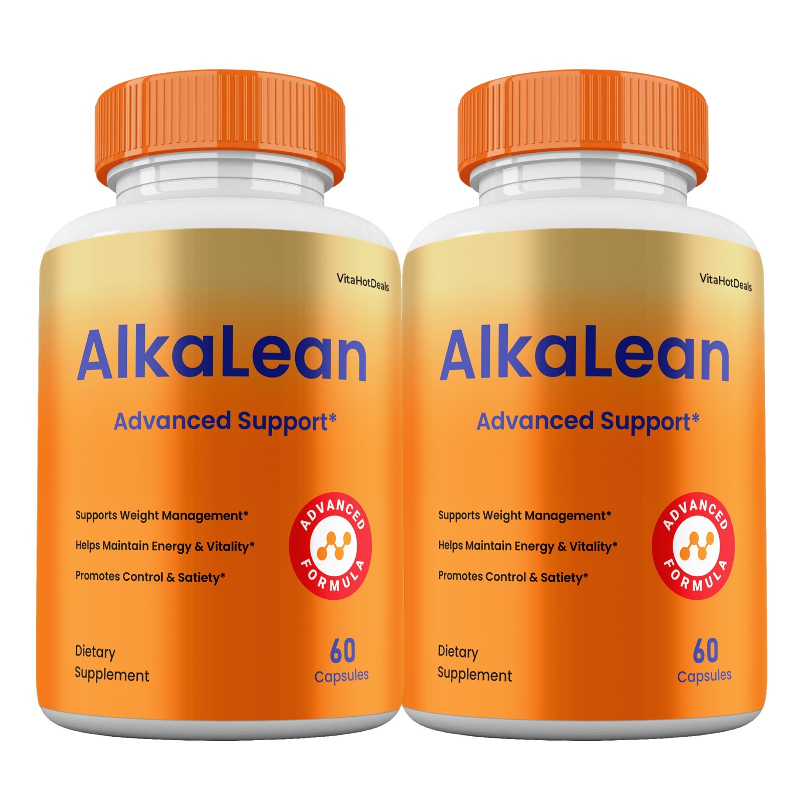 AlkaLean Capsules, Max Strength Energy Formula, Alka lean Supplement (2 Pack)
