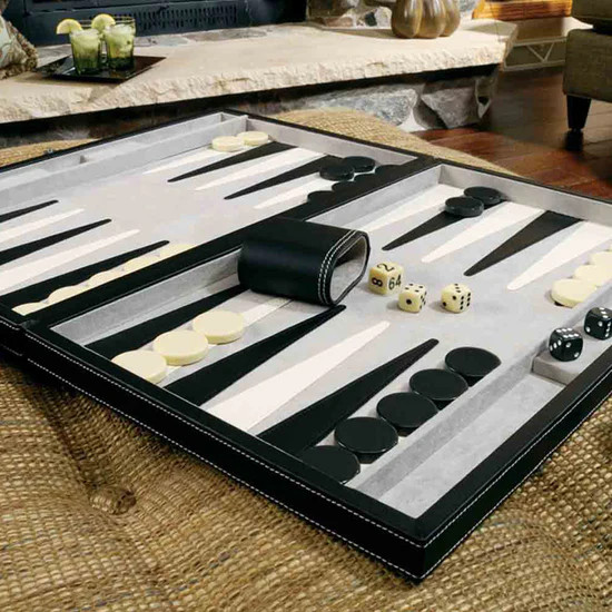 MAINSTREET CLASSICS 18" BACKGAMMON SET FROM GLD PDTS NEW SHIPS FREE