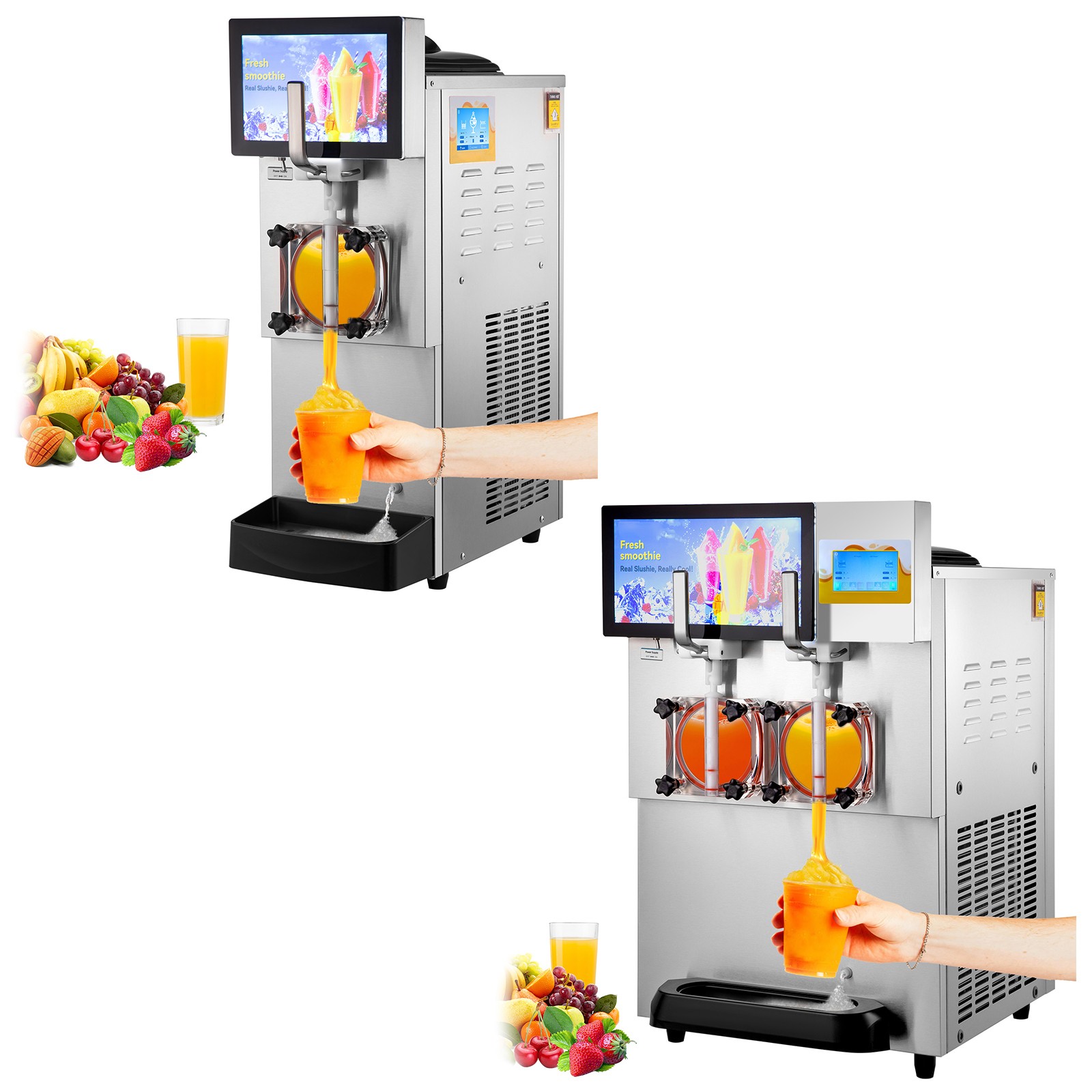 Commercial Slushy Machine Margarita Smoothie Frozen Drink Slushie Ice Maker