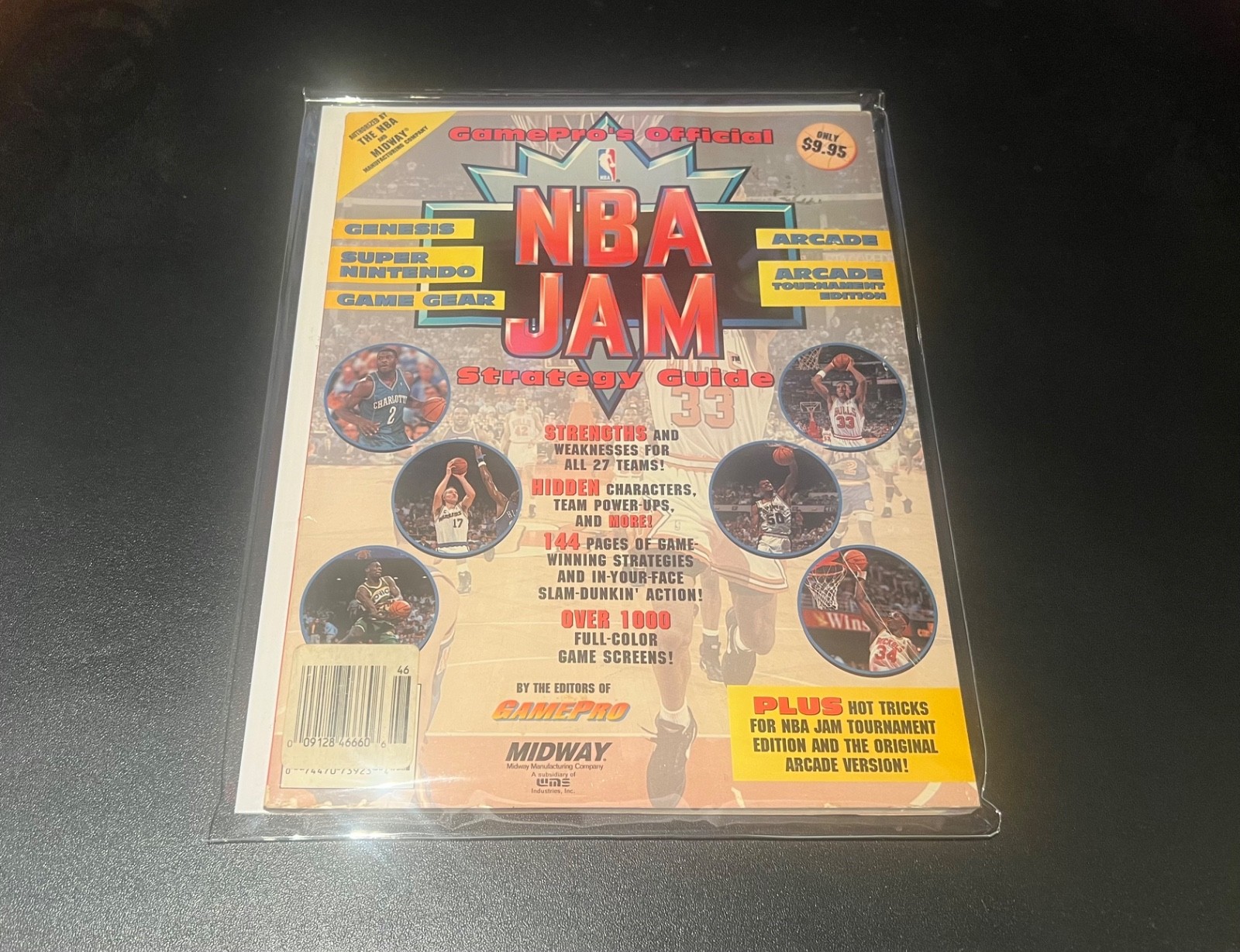 Gamepro's Official NBA Jam Strategy Guide SNES Genesis Infotainment 1994