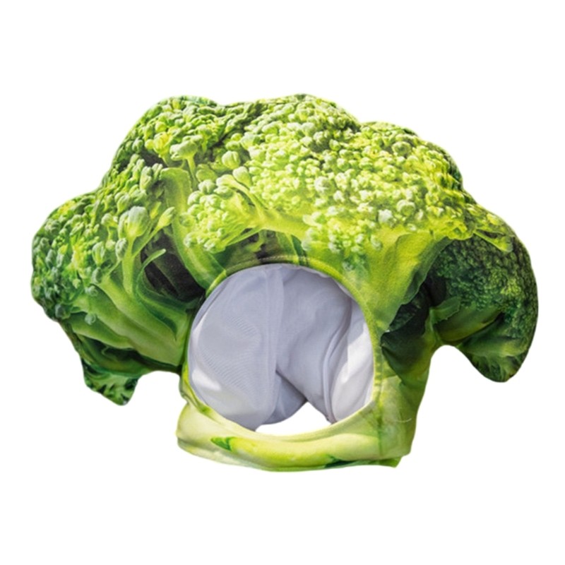 Novelty Broccolis Hat Birthday Party Headgear Hat Adult Festival Stage Headwear