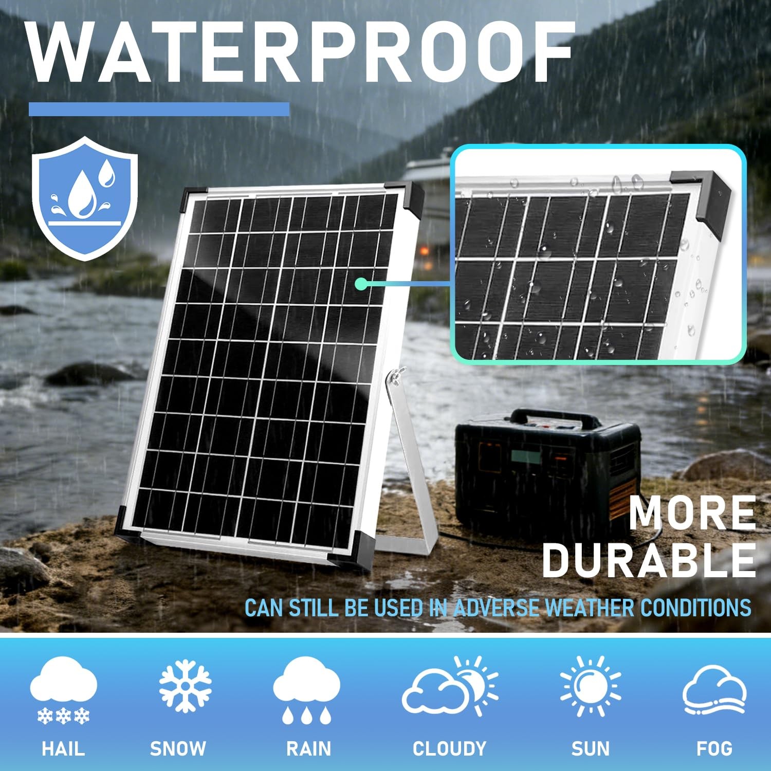 Hoysicy 20W Solar Panel Kit