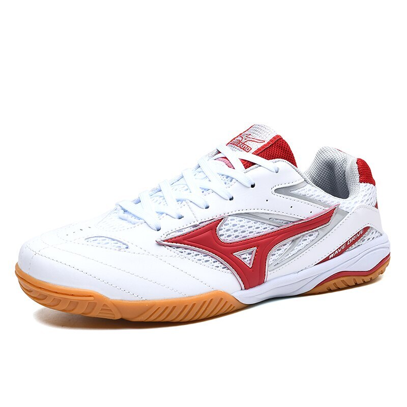 Men Badminton Gym Shoes Red Sport Leisure Table Tennis Sneakers Outdor Footwear