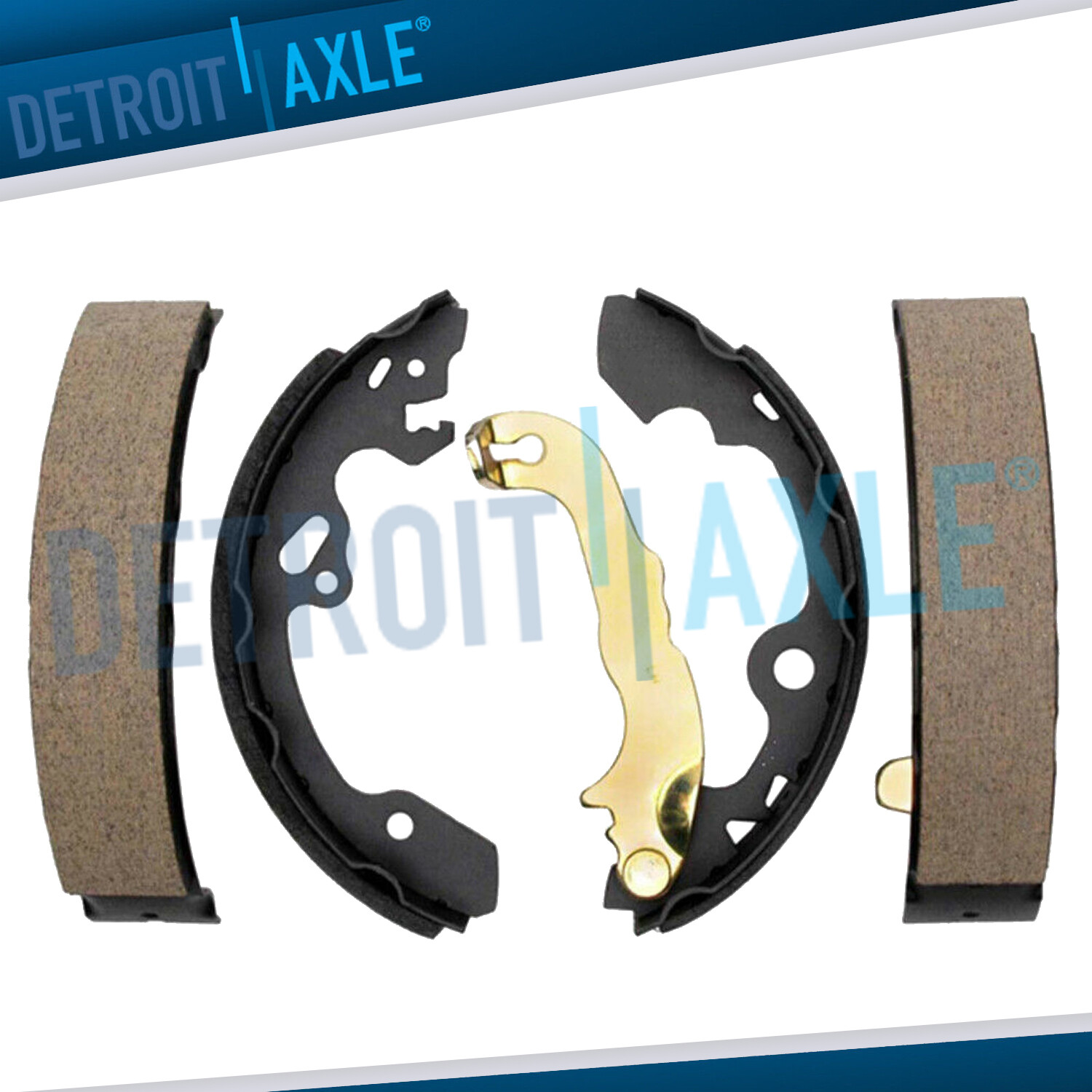 Rear Brake Shoes Set for 2000 - 2011 Ford Focus Rear Brake Drum Models ONLY