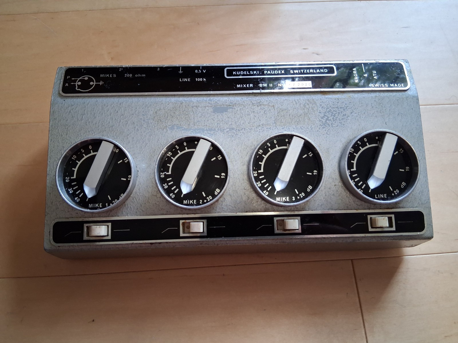 Nagra Mixer BM II. Tested Working FREE SHIP