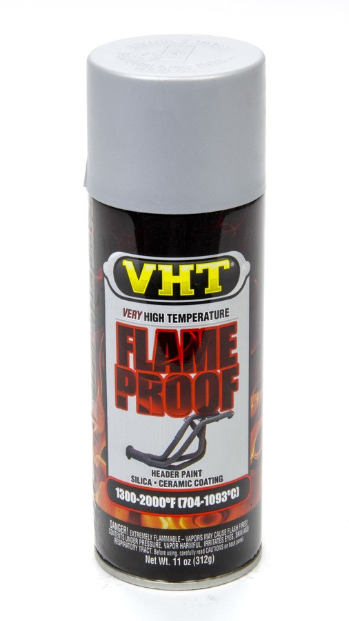 VHT Flat Aluminum Flameproof High-Temp Ceramic Spray Paint 11 oz - 2 PACK