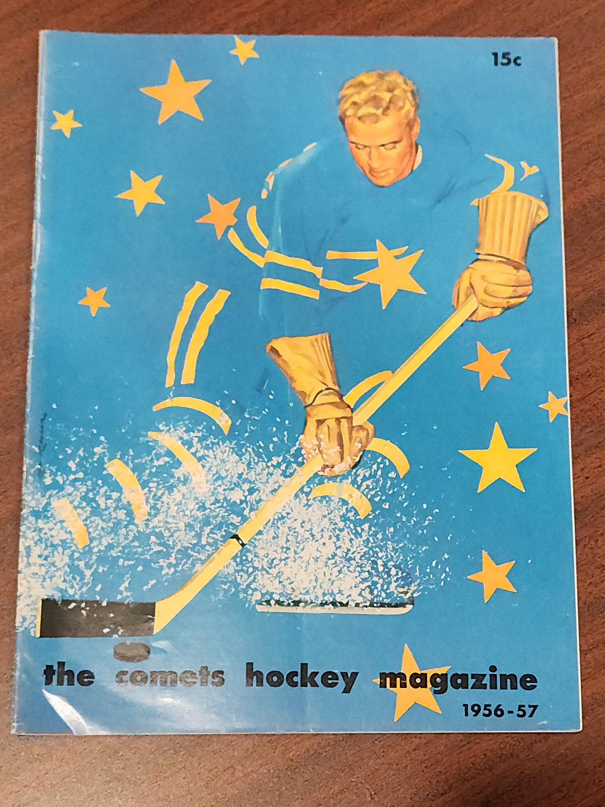 VINTAGE 1956-57 Clinton Comets Hockey Magazine