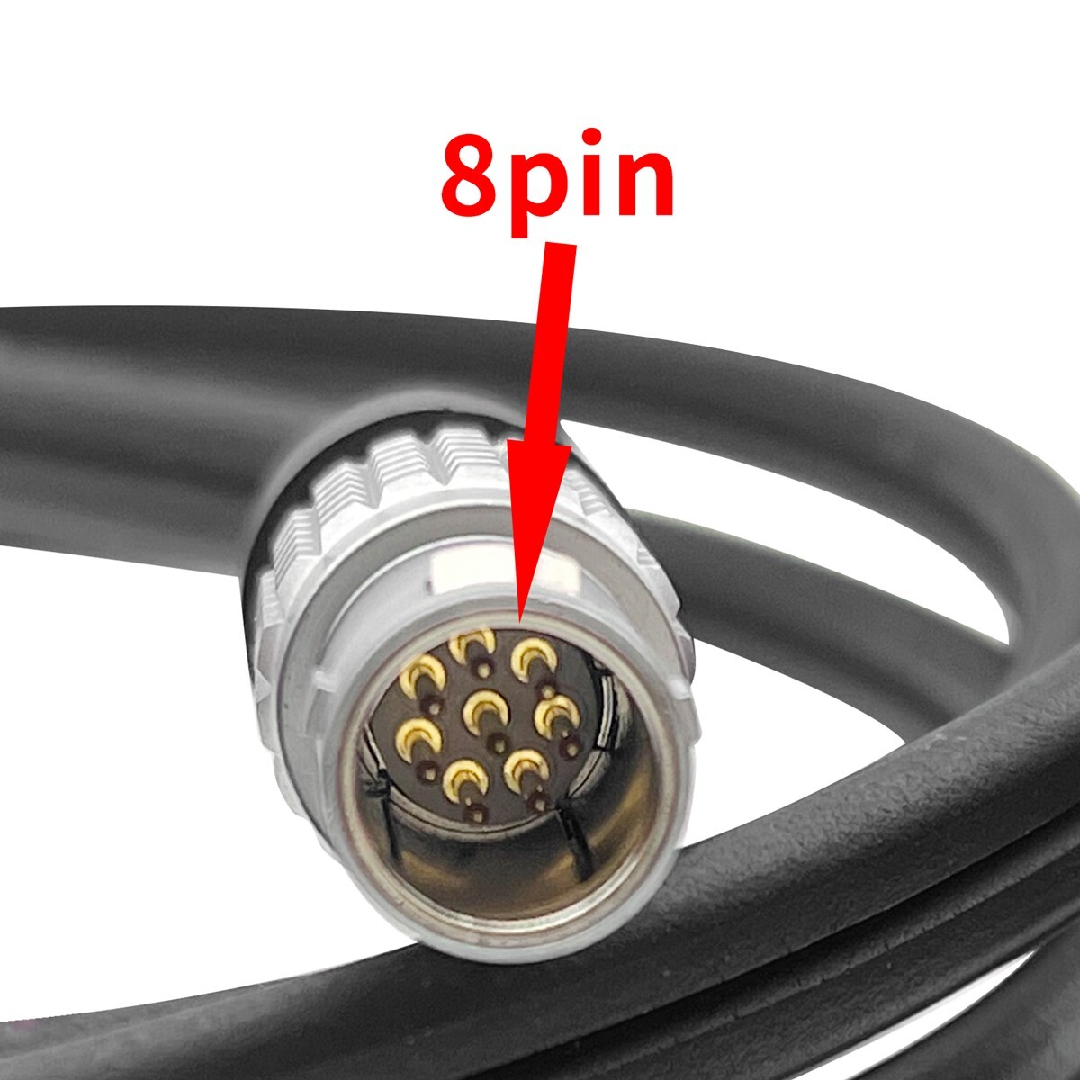 GS15 GS12 CS10 TS TM Receiver Total Station GPS Power Cable 8 Pin for Swiss Type