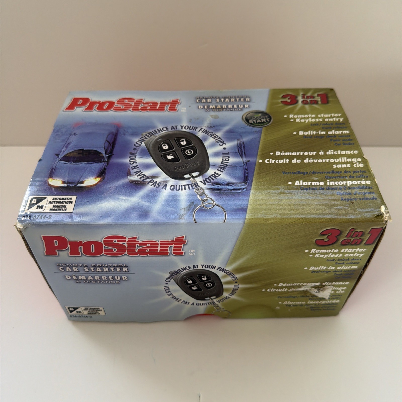 ProStart Remote Control Car Starter 3 In1 CT-5072 Automatic/Manual Keyless Entry