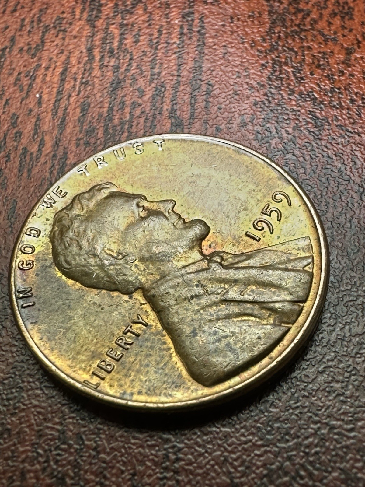 1959 Lincoln Memorial Cent DDO No Mint Mark Error Coin