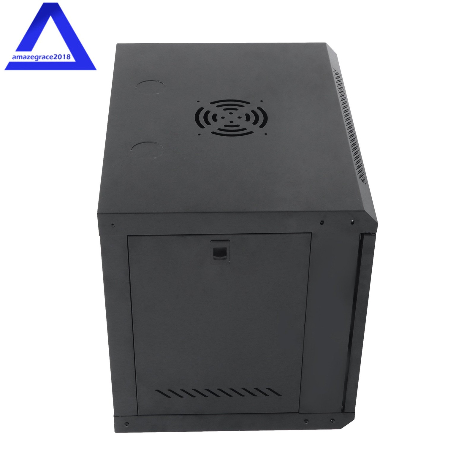 9U Wall Mount Server Cabinet Network Rack Vented Enclosure Lock Door 15.5'' Deep