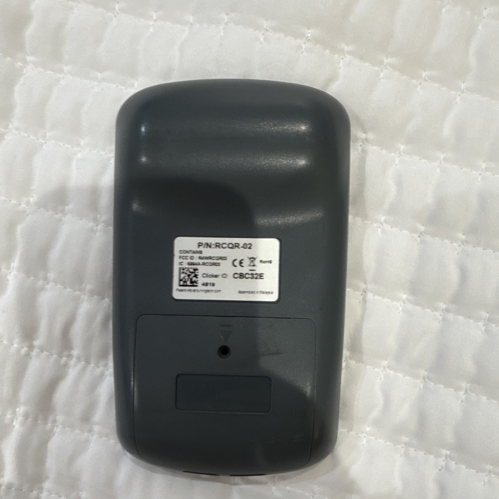 Turning Technologies QT2 Wireless ResponseCard Remote Keypad Black RCQR-02