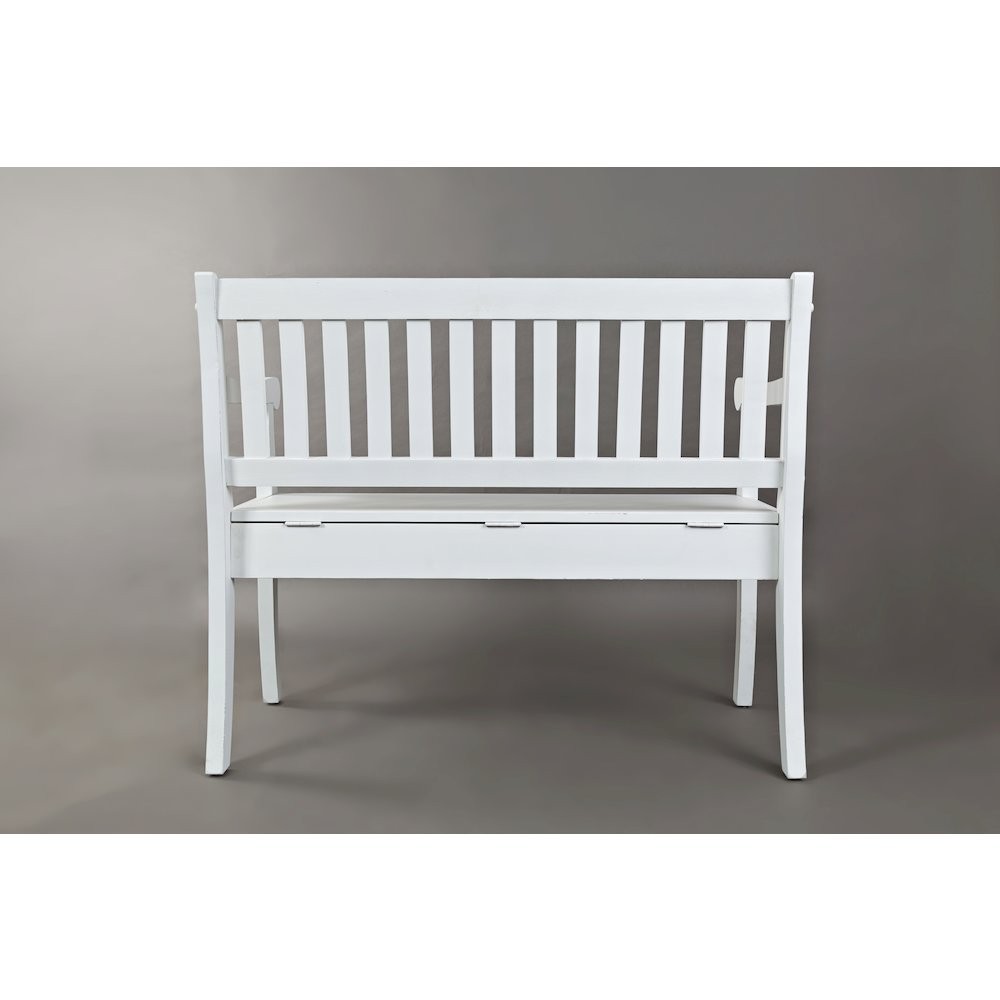 Artisan's Craft 42" Rustic Farmhouse Distressed Solid Wood Storage Bench