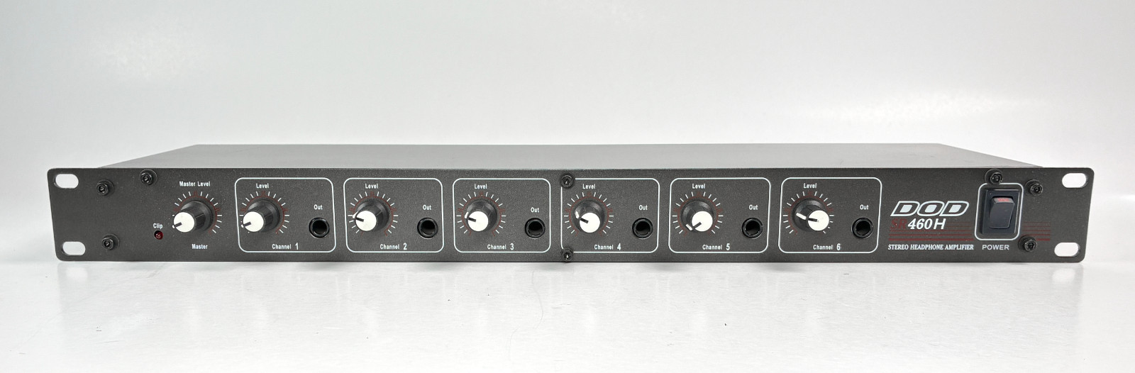 DOD SR460H 6 Channel Stereo Headphone Amplifier with Power Cord. Tested Works