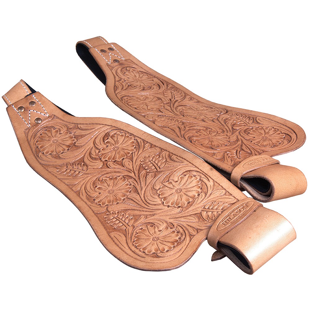 C-N204 Hilason Leather Saddle Replacement Fender Pair With Hobble Strap Adult
