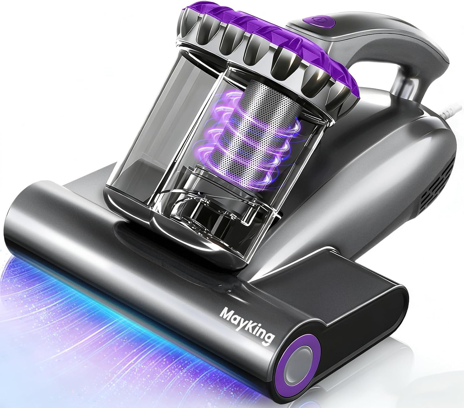 Powerful Mattress Vacuum Cleaner with UV-C Light & HEPA Filter, Model MV02