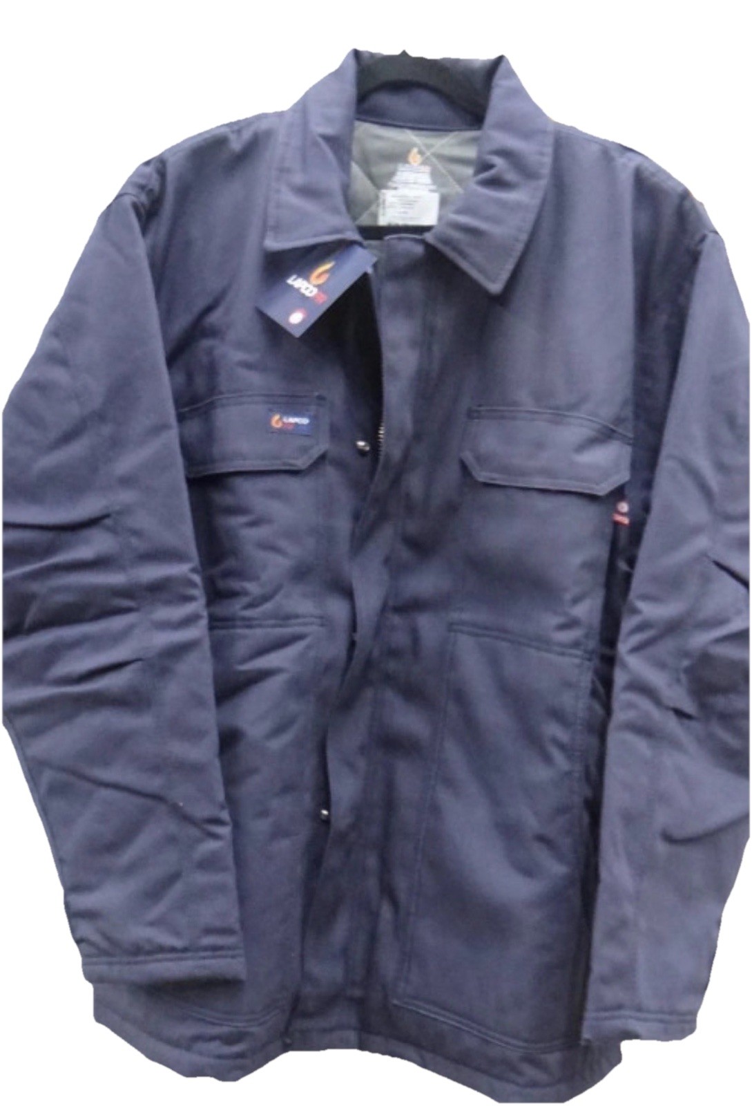 XL-REG LAPCO FR Zip Up 4-Pocket Insulated Jacket CAT 3 Flame Resistant  XL REG