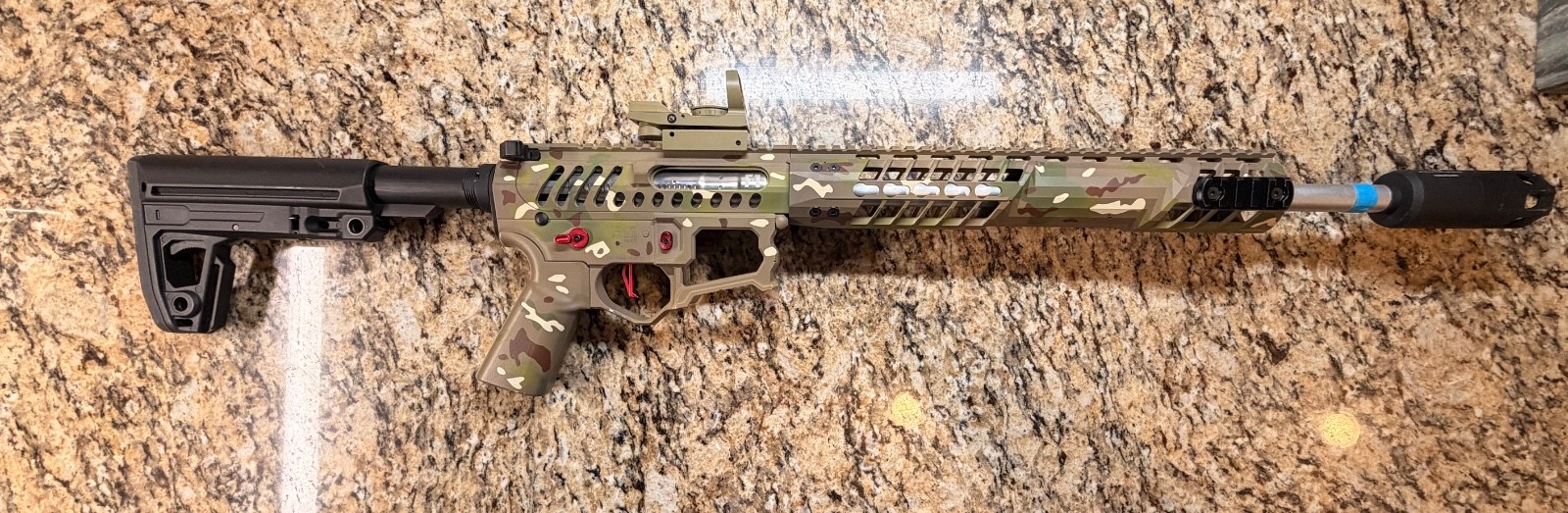 EMG Custom Cerakote F-1 Firearms UDR-15 AR15 2.0 eSilverEdge Airsoft AEG Rifle