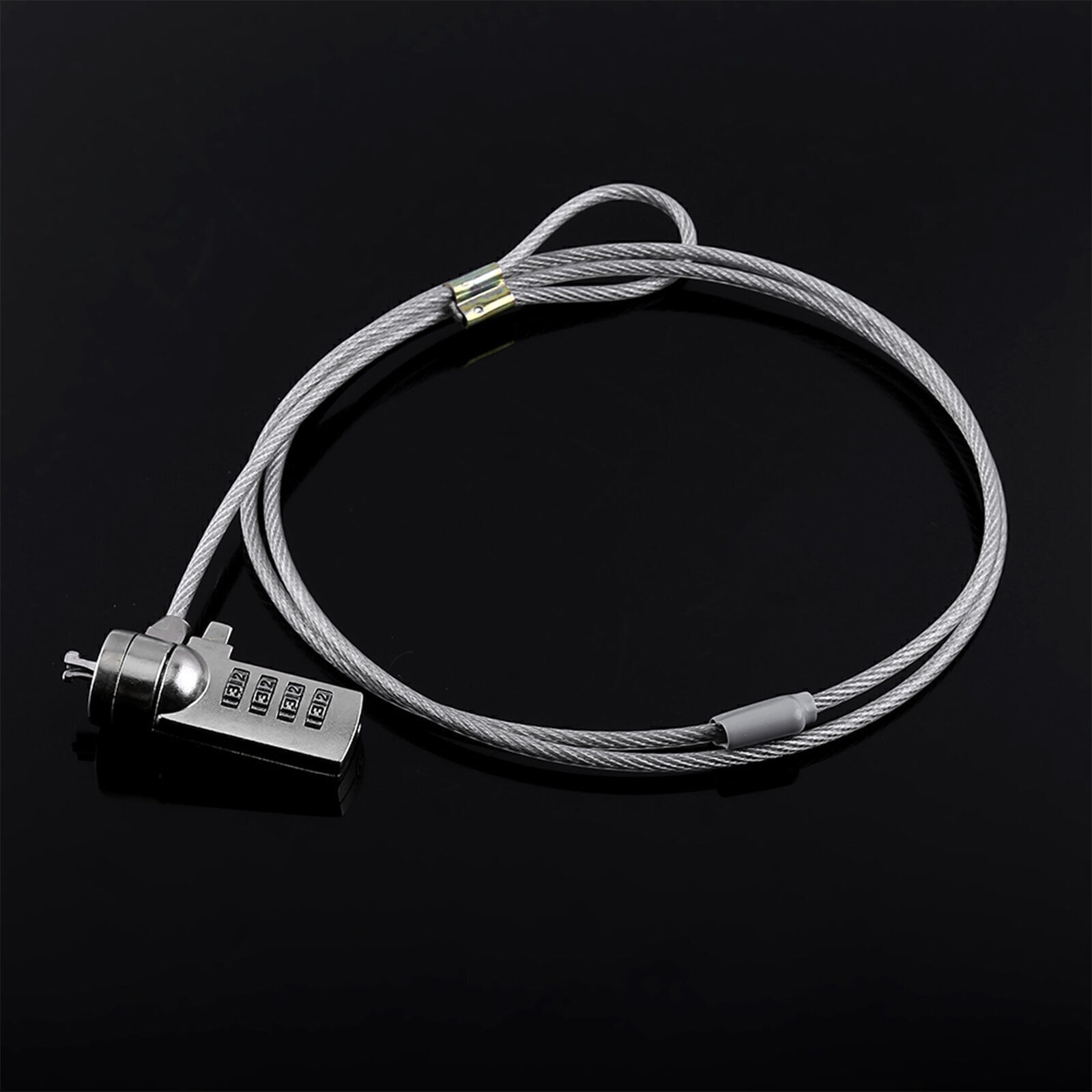 Laptop Combination Security Lock Cable Chain Theft Deterrent 4 Digit Password