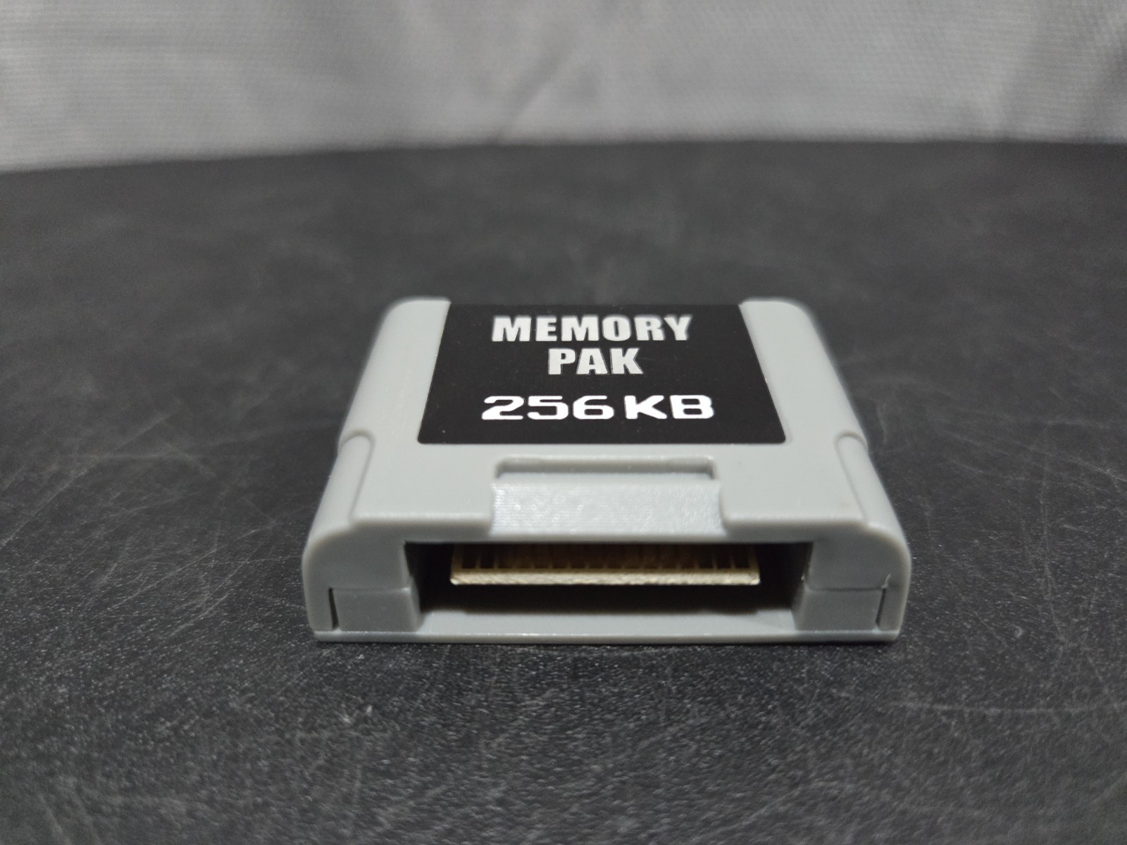 Nintendo 64 N64 Memory Pak Tomee 256KB Controller Card - Gray