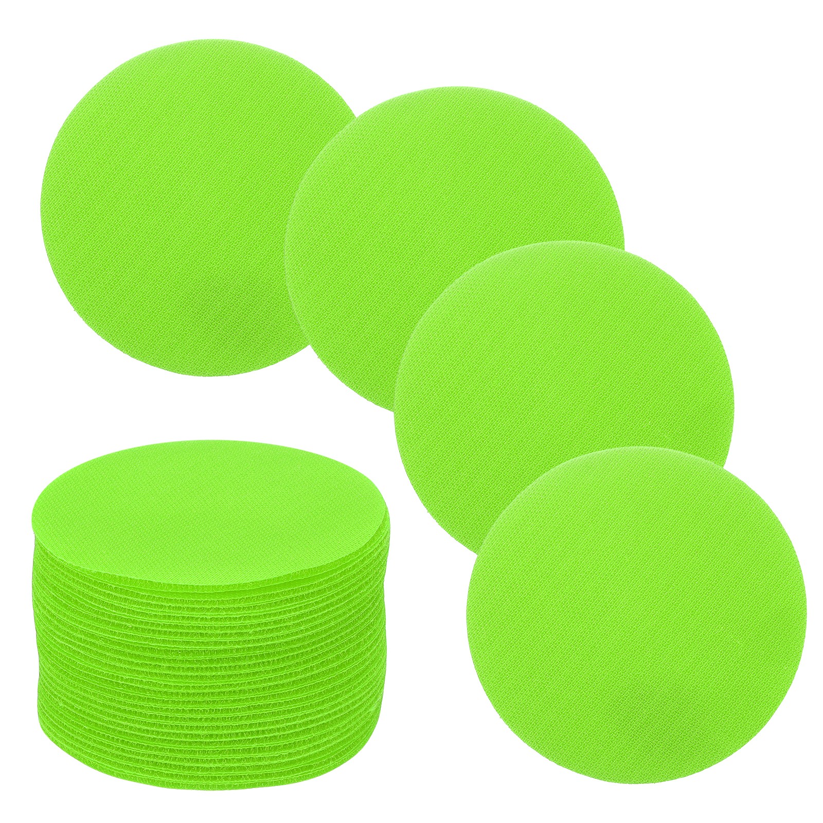 30 Pcs Carpet Spot Markers Floor Circle Dots for Classroom, Green