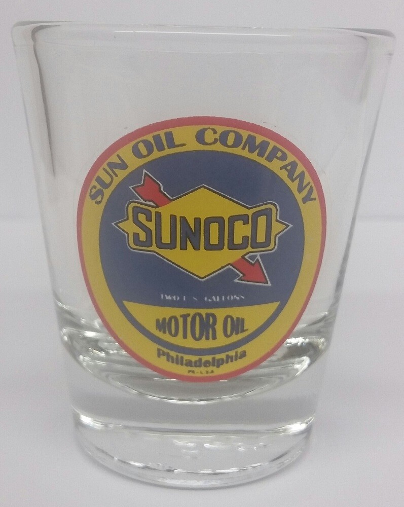 Sunoco Gasoline 1½ Shot Glass