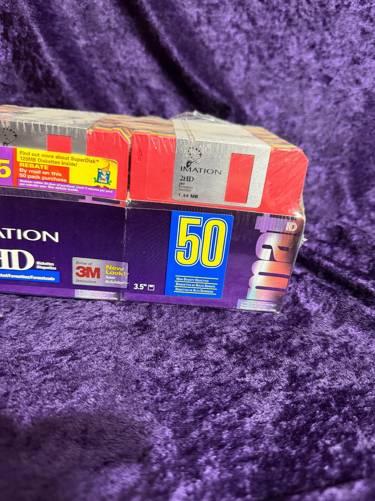 Imation 2HD Floppy Disks pak 50 Count