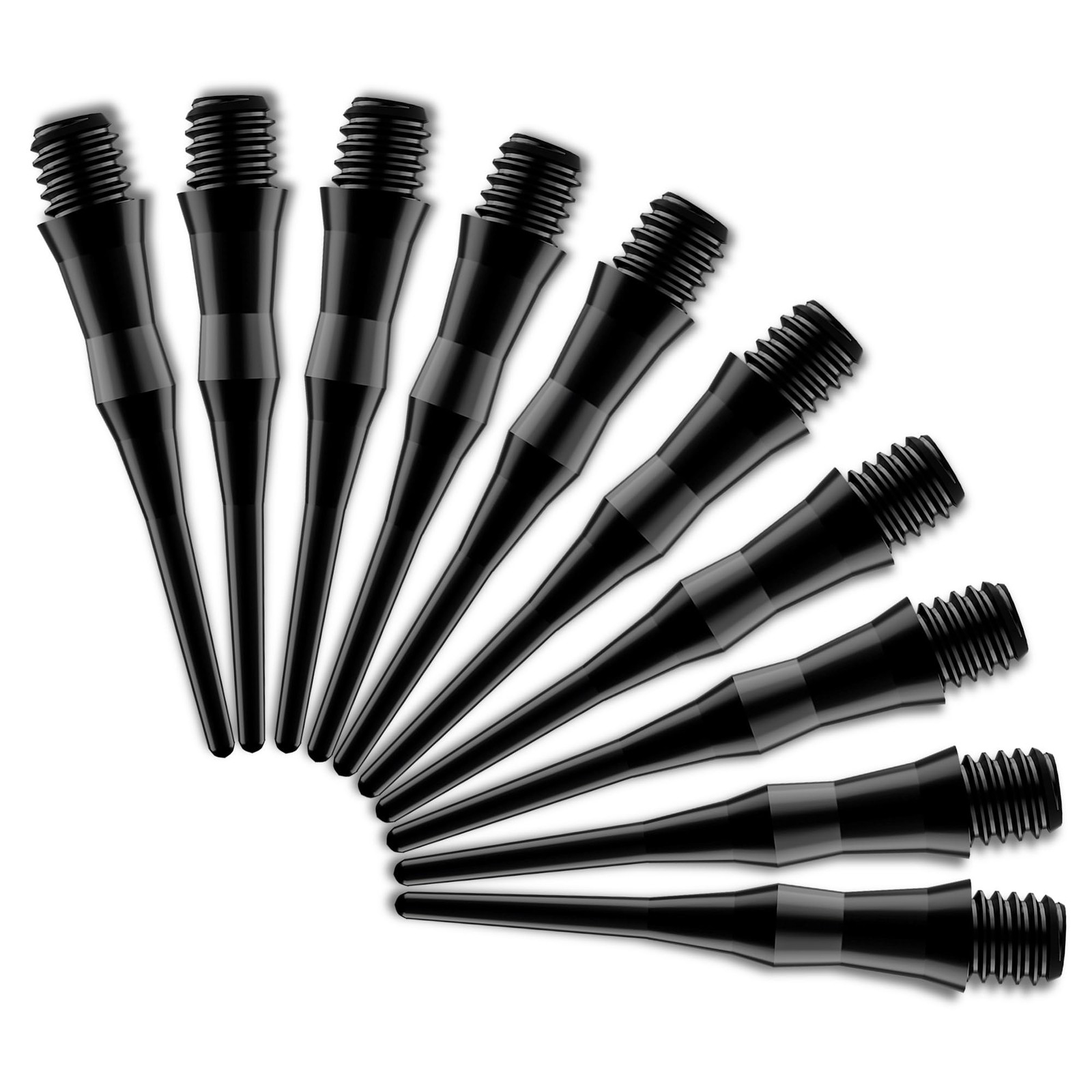 CyeeLife 2BA Thread Soft Tip Dart Points 100 Pack, Plastic Dart Tips Replacem...