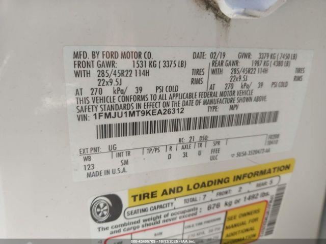 EXPEDITON 2019 Glove Box 4914135