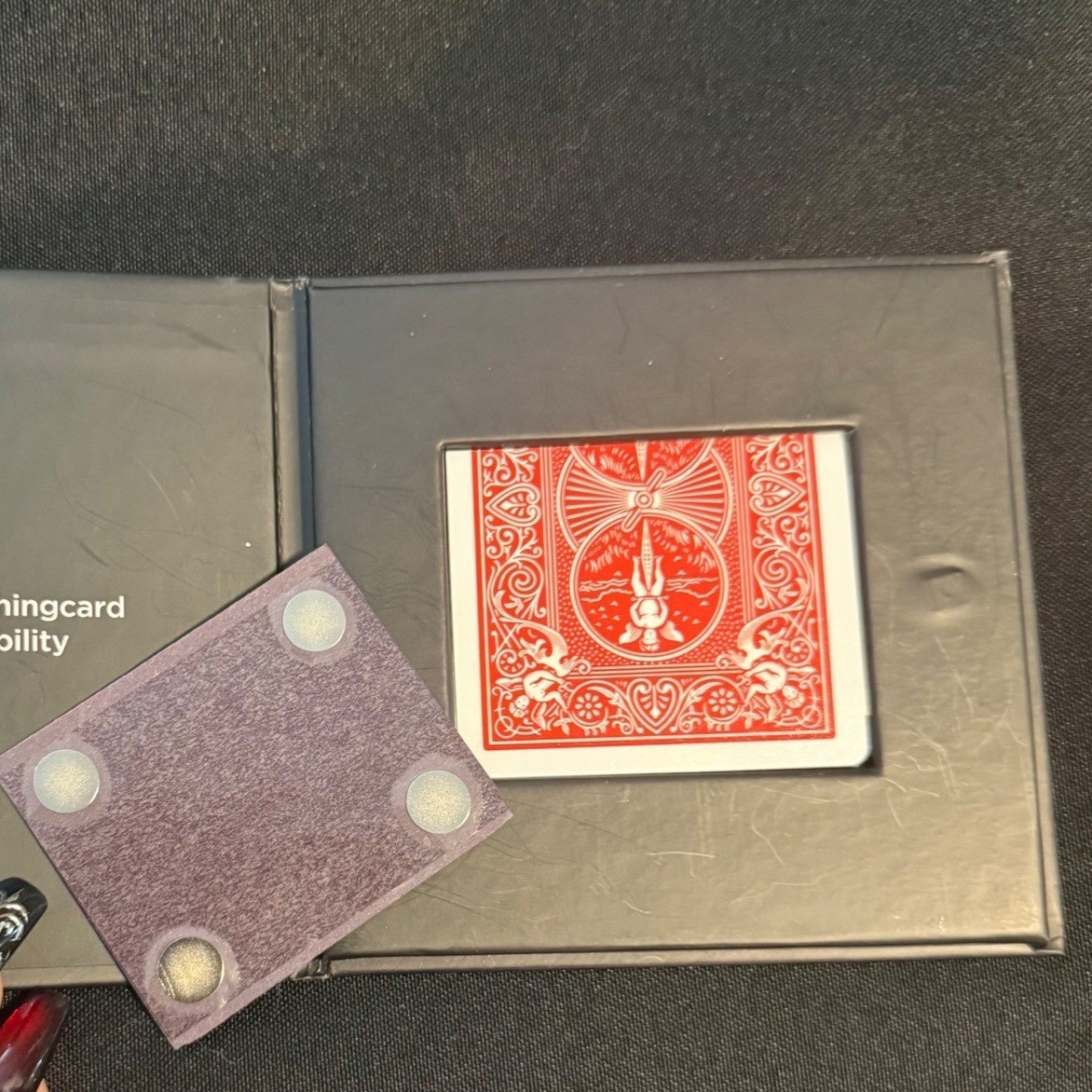 Nicholas Lawrence Vanishing Card Magic Trick Gimmick P3 Complete