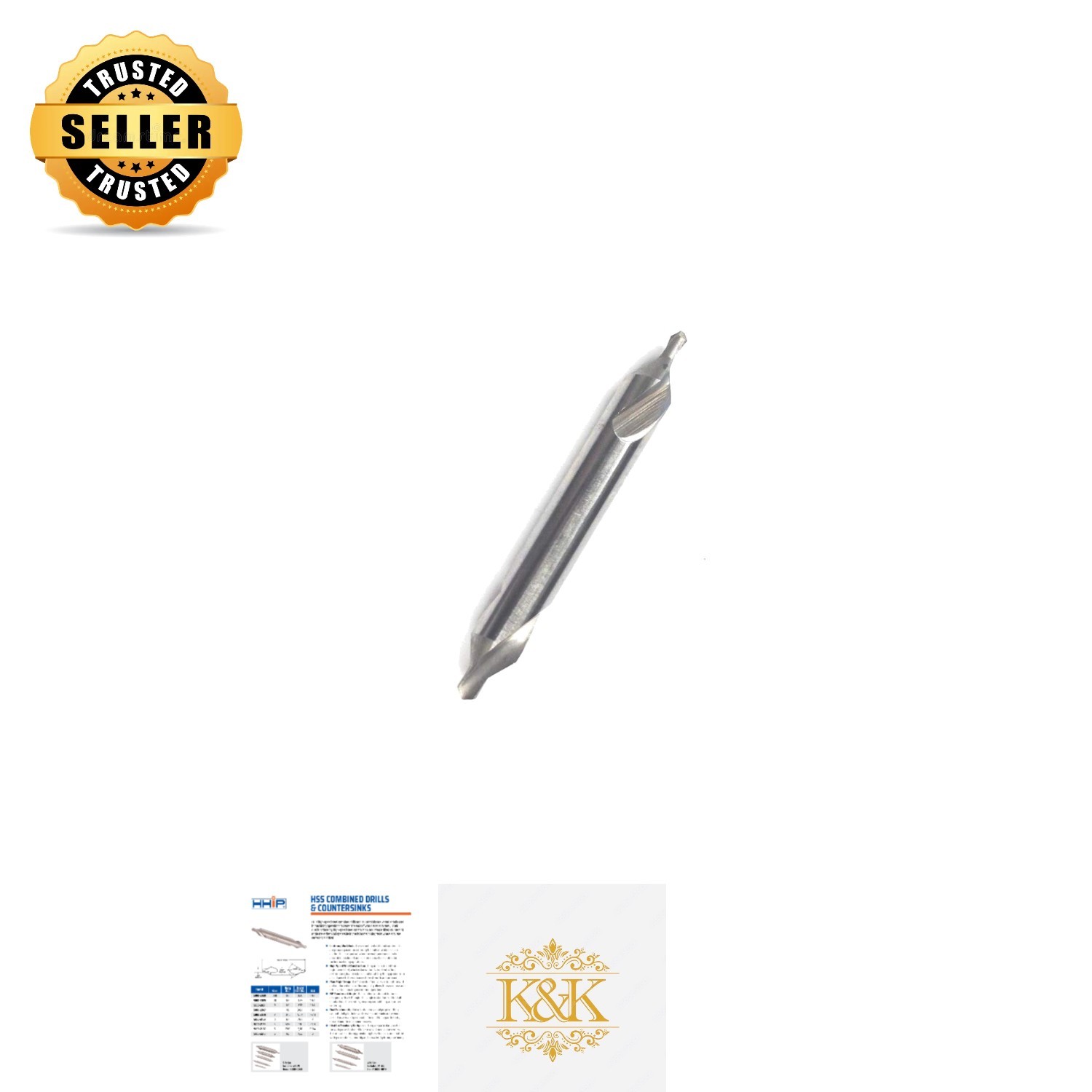 High Speed Steel 60 Degree Drill and Countersink - Ideal for Alloy Steel Tasks