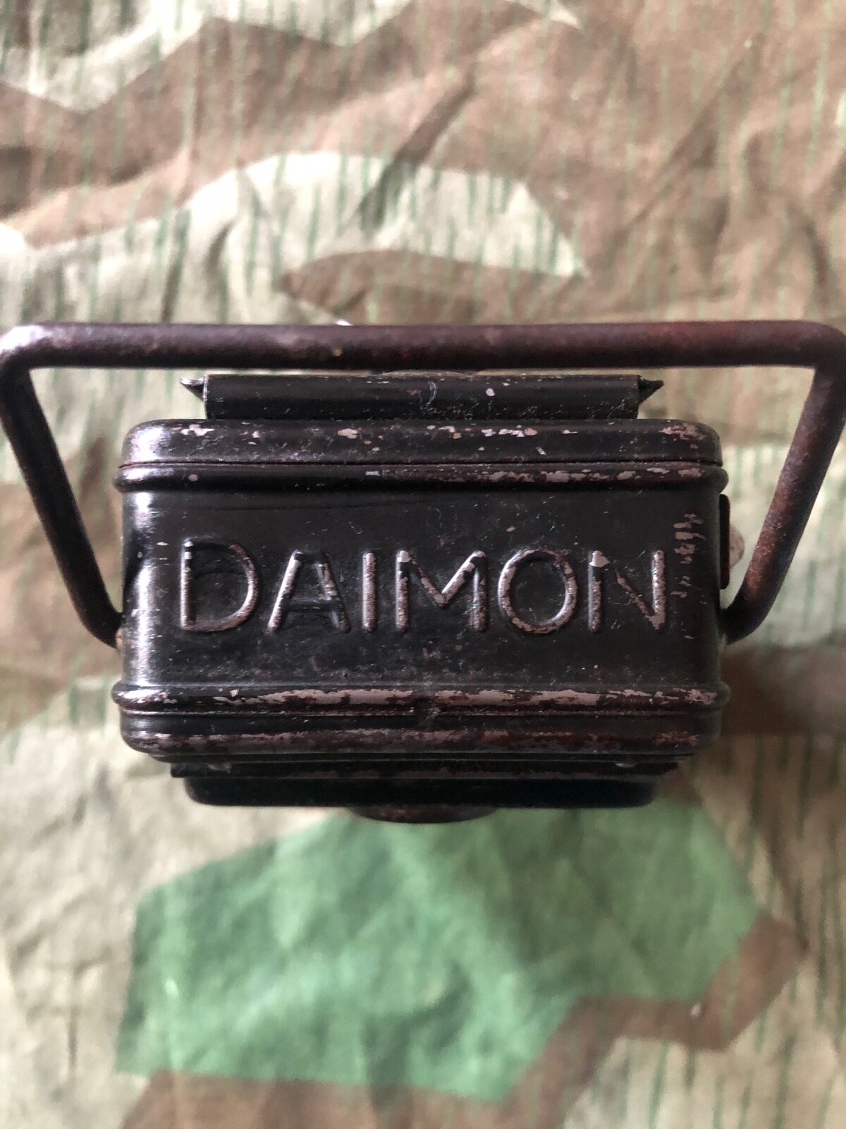WW2 WWII GERMAN TORCH FLASHLIGHT LATERN DAIMON WEHRMACHT FIELD ORIGINAL