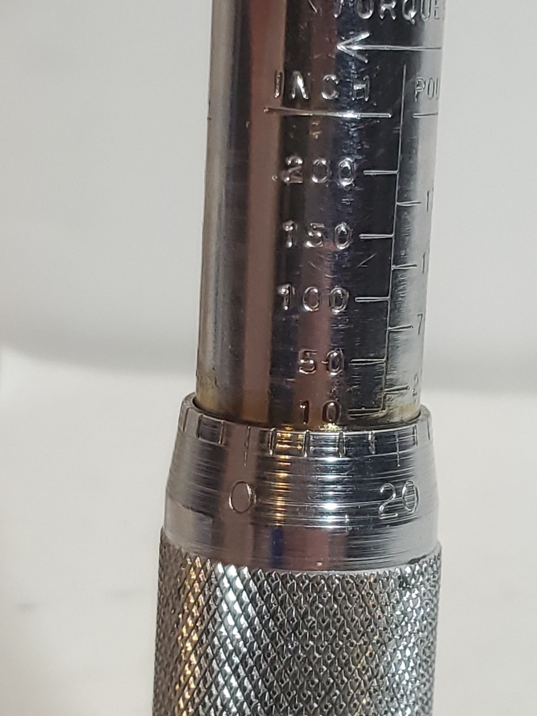 Proto Torque Wrench 6063-5 3/8" Great Shape 0-200