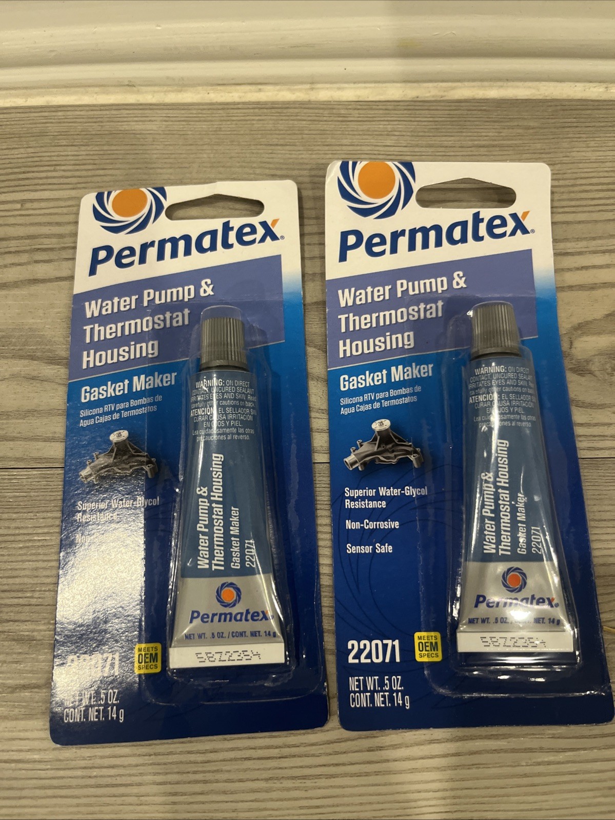 Permatex 22071 Water Pump And Thermostat RTV Silicone Gasket (5 oz.) Pack of 2