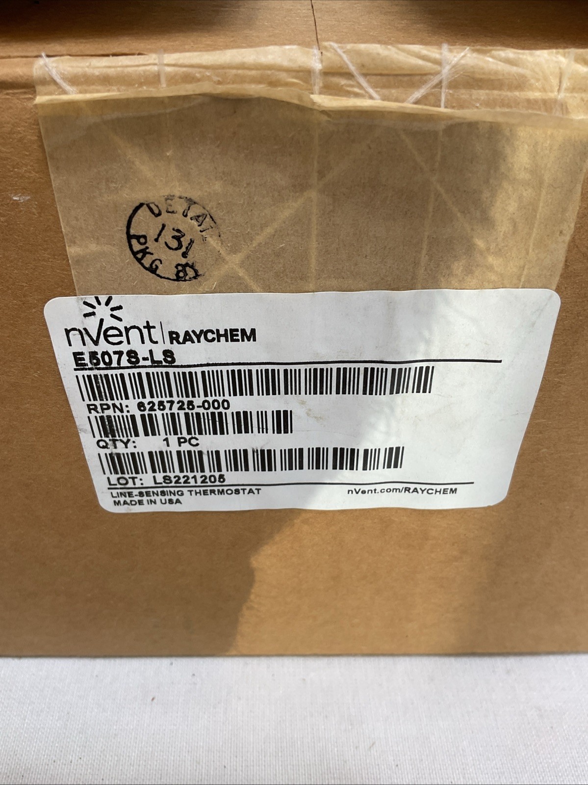 Raychem E507S-LS Line-Sensing Thermostat NEW