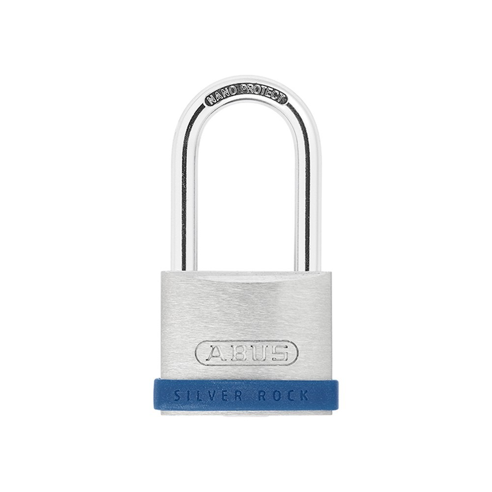 ABUS Mechanical 40mm Silver Rock™ 5 Padlock Long Shackle 40mm Keyed Alike ABUKA