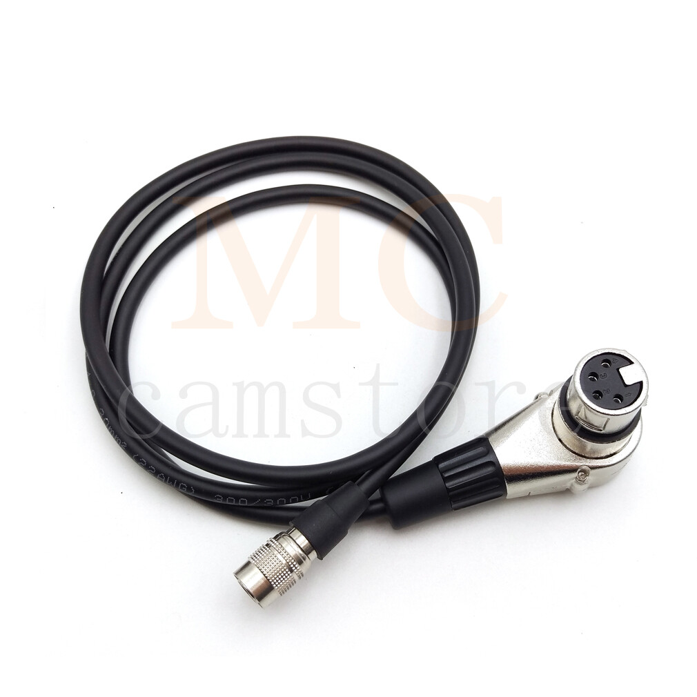 XLR 4pin to HRS 4pin SONY F5/F55 Power Cable 31.5 in