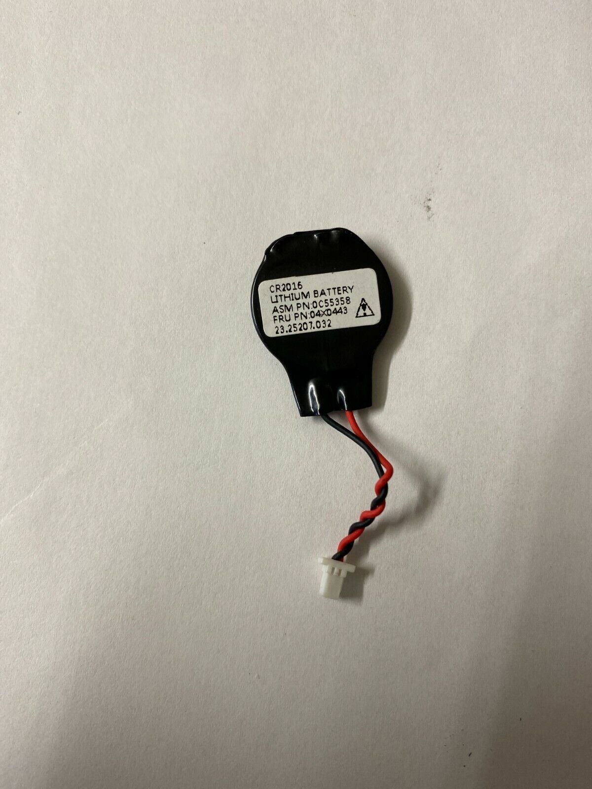 Replacement RTC CMOS Battery for Lenovo ThinkPad (Part Number) 04X0443 CR2016