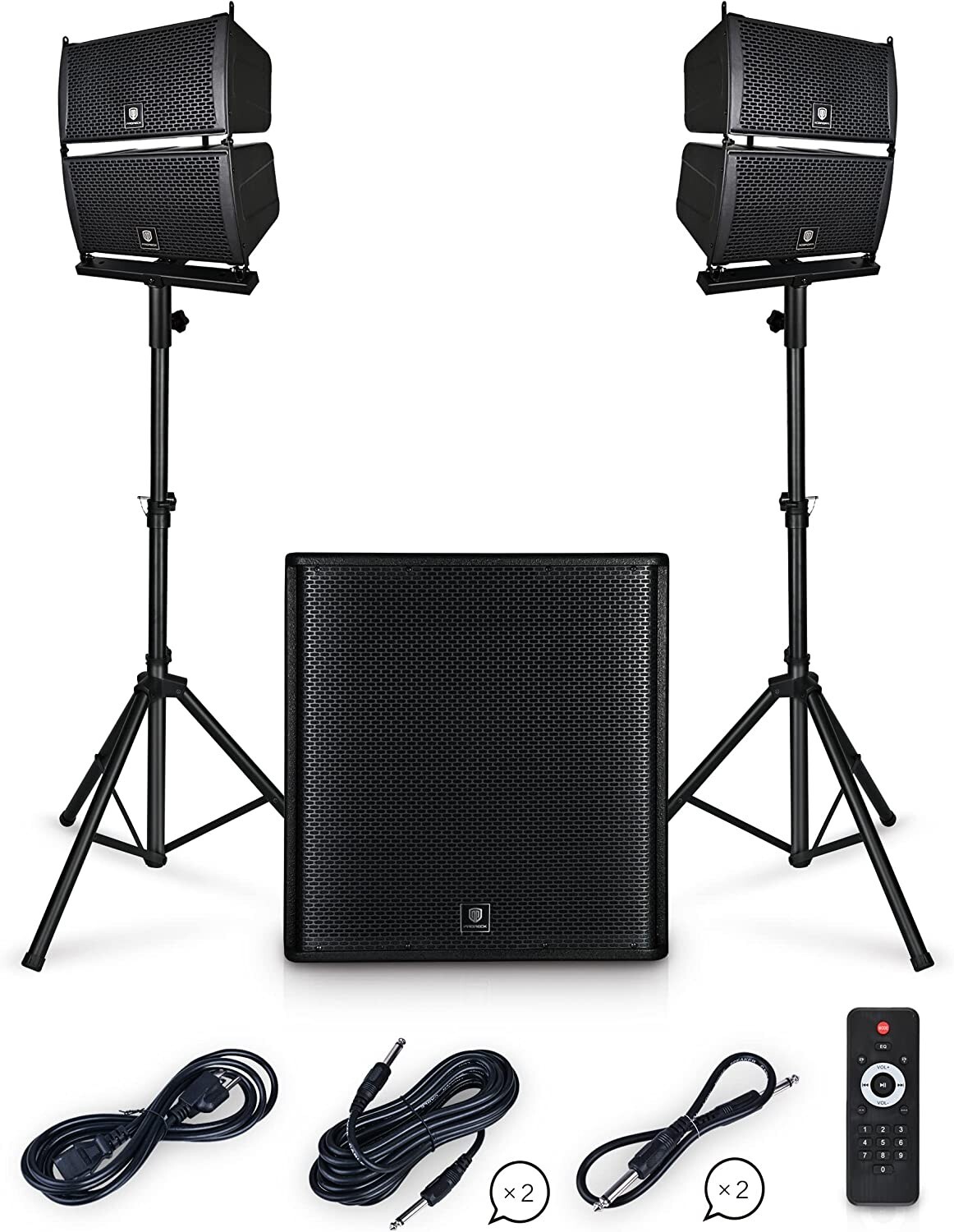 PRORECK Club 4000 PA Speaker System 18-inch 4000W Bluetooth DJ/Powered Stereo