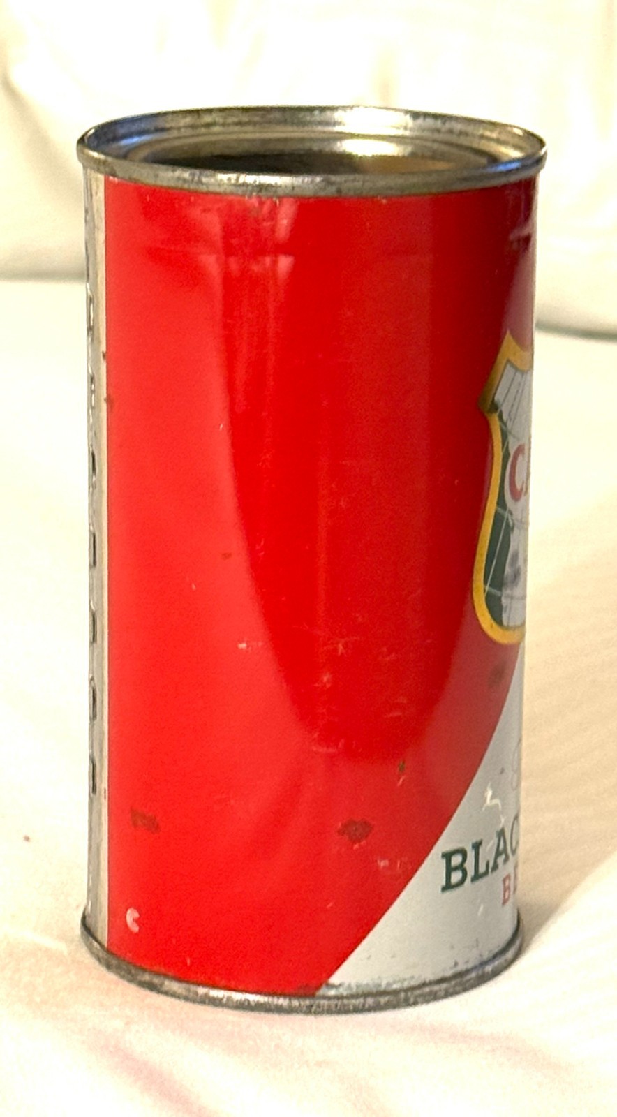 *Nice* 12 oz. Canada Dry Black Cherry Beverage Flat Top Soda Can-Pre-Zip Code