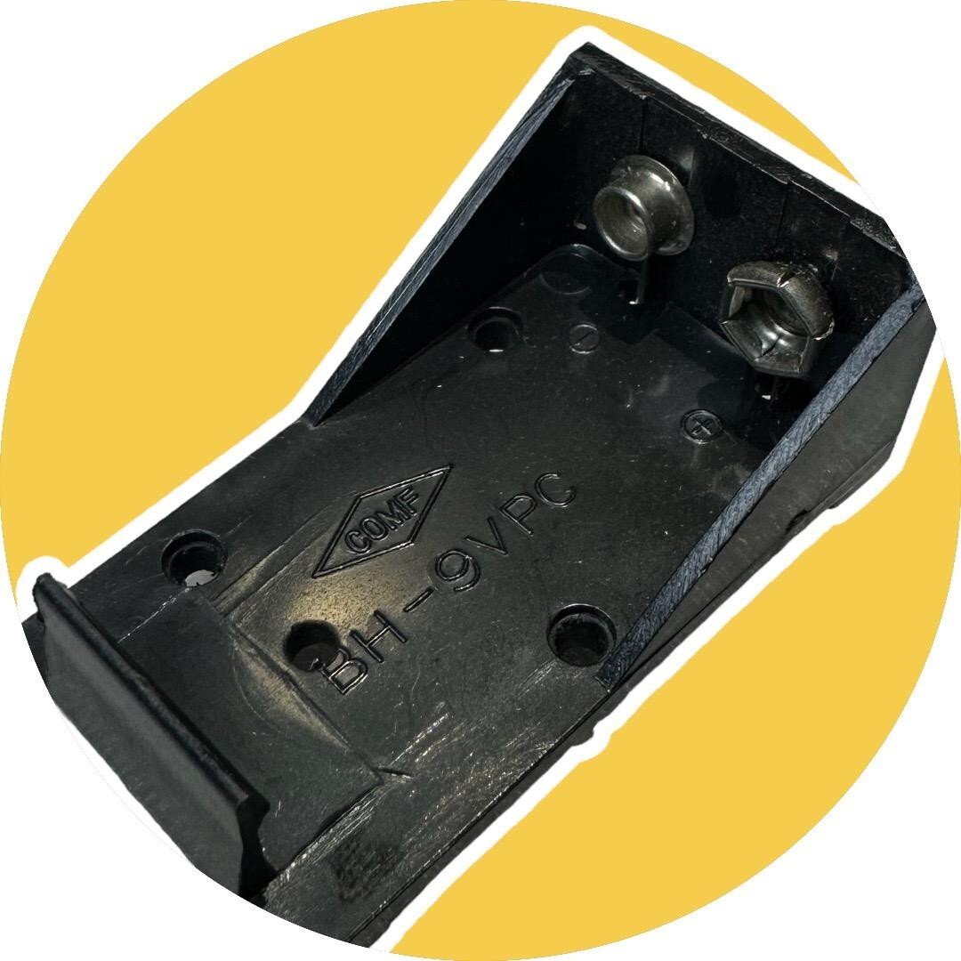 Black 9V Volt  DIY Battery Holder FOR  PCB Mount With 2 PIN .HIGH QUALITY