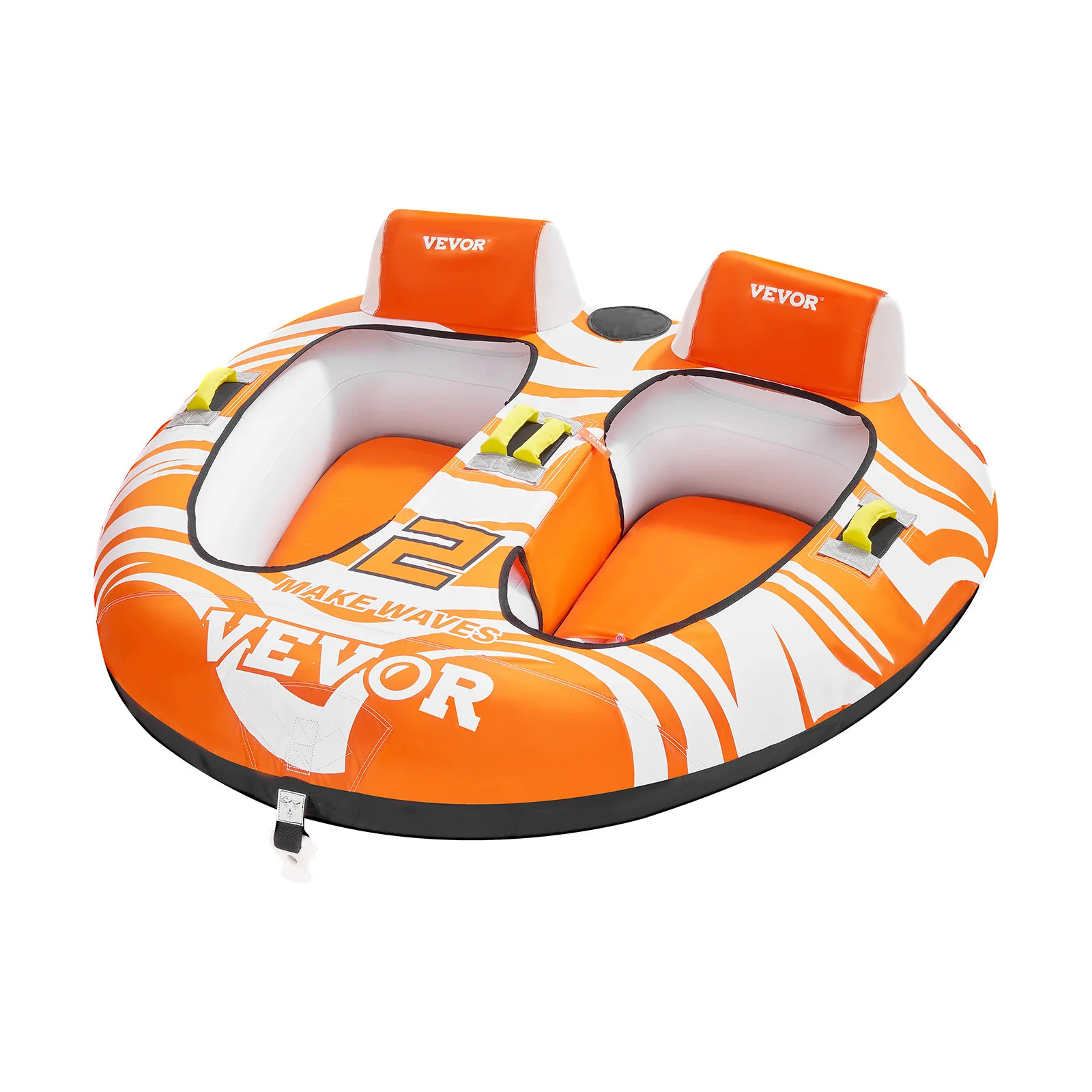 Towable Tubes for Boating 2Person Inflatable Boat Tubes 340lbs Water Sport Tubes